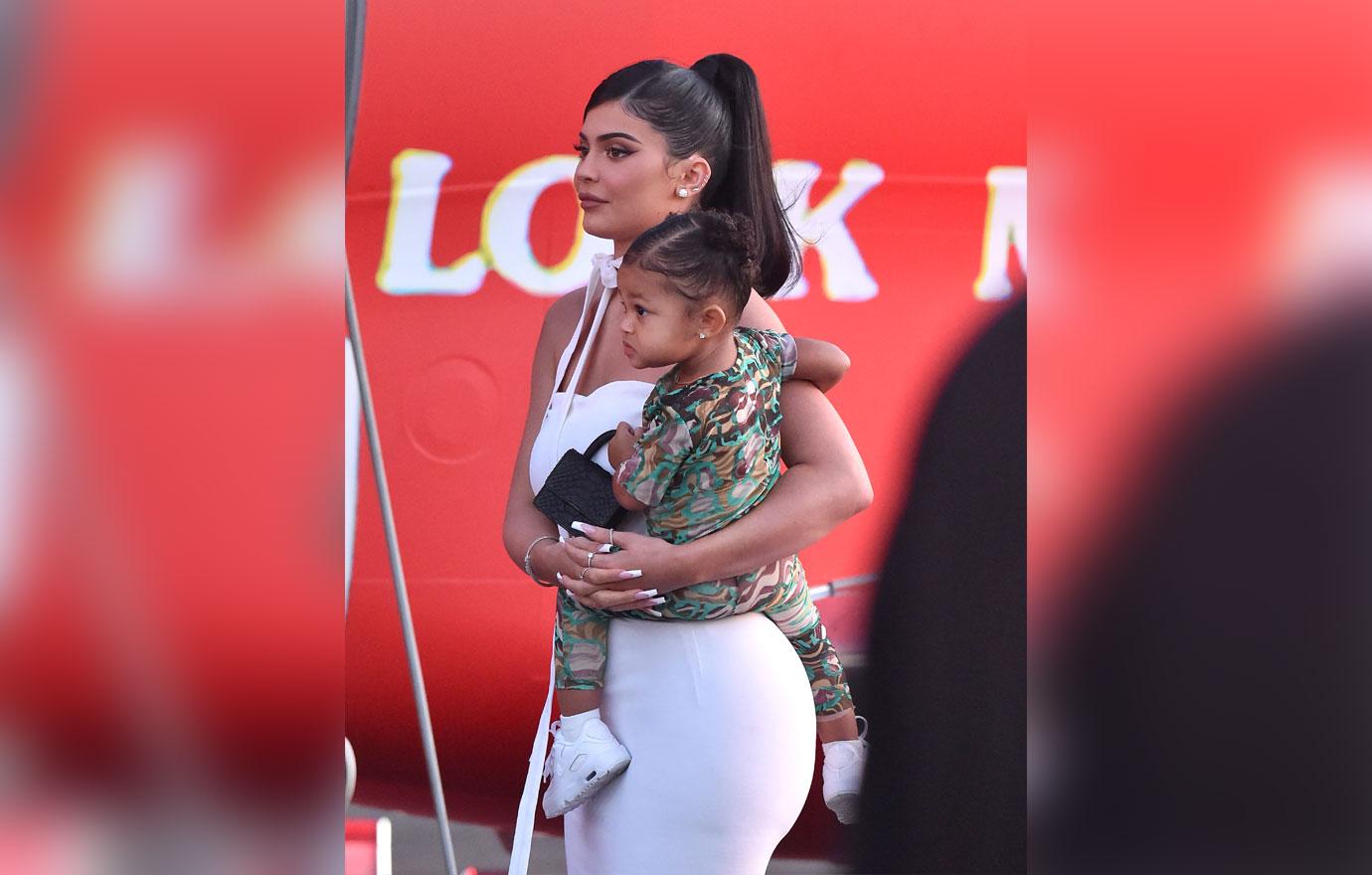 Kylie Jenner, Travis Scott & Stormi At ‘Look Mom I Can Fly’ Premiere