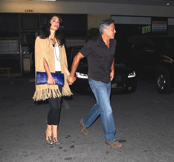 George Clooney Amal Alamuddin Valentines Date