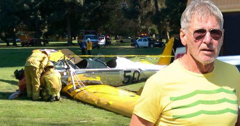 Harrison Ford Crash Lands Airplane