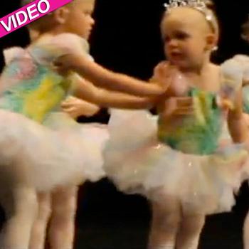 //toddler ballerina brawl