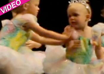 //toddler ballerina brawl