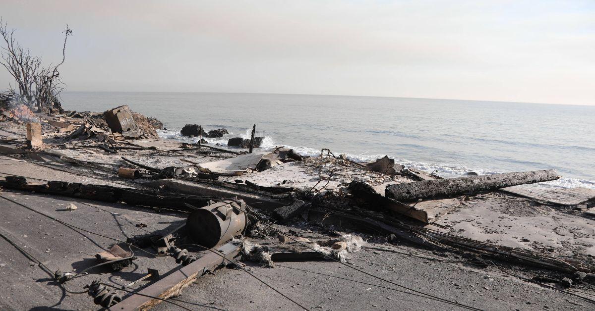 Photo of Edwin Castro burned Maliby mansion