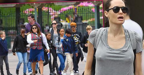 Brad Pitt Angelina Jolie Kids Shiloh Birthday Disneyland Pics