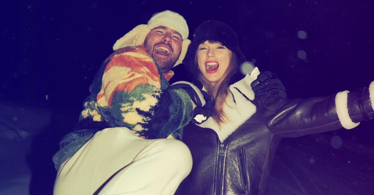 Photo of Travis Kelce and Taylor Swift