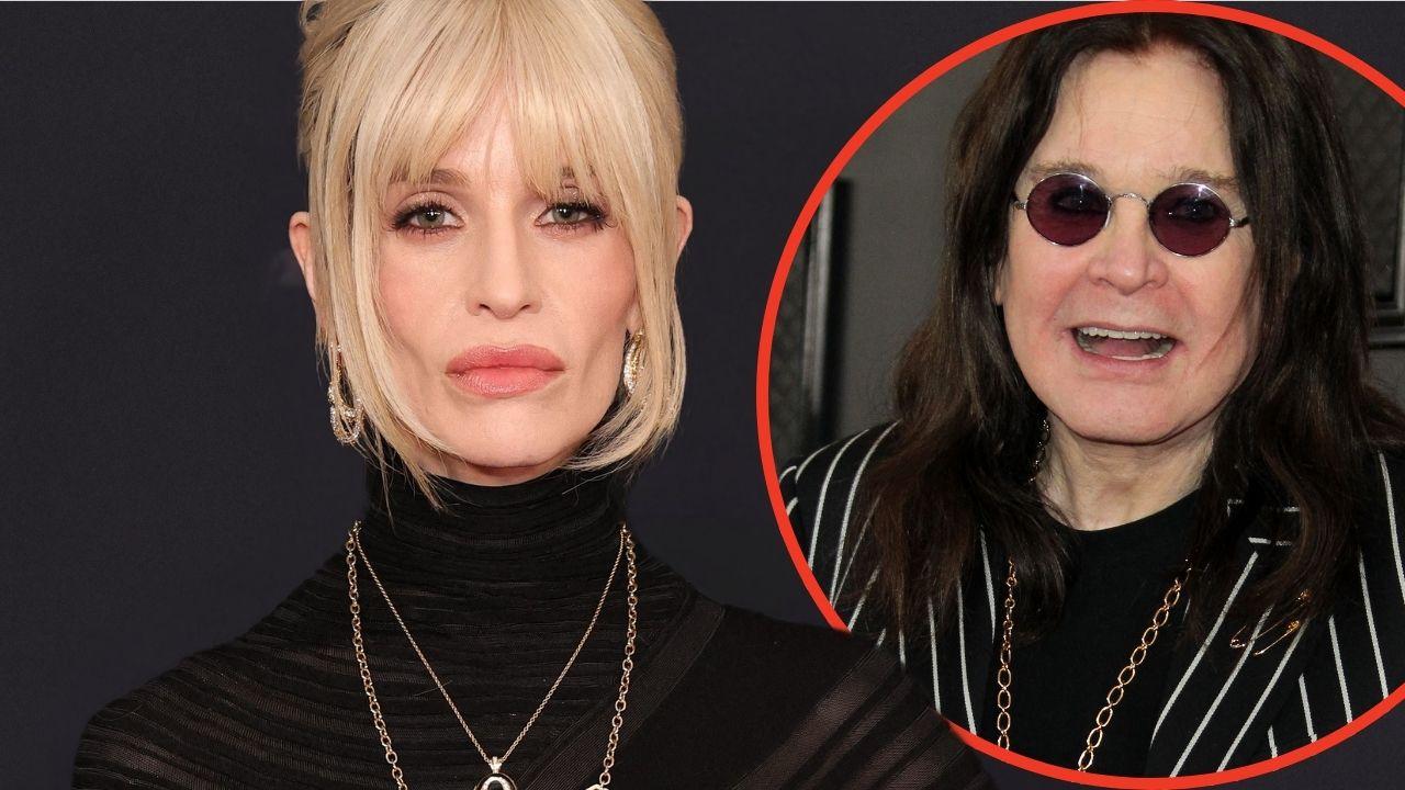 Split photos of Kelly and Ozzy Osbourne