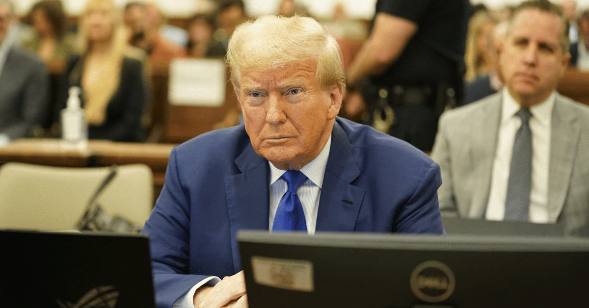 Donald Trump Storms Out of Court After Being Fined $10K for Gag Order ...