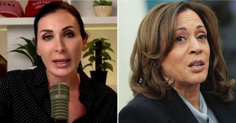 Photo of Laura Loomer, Photo of Kamala Harris