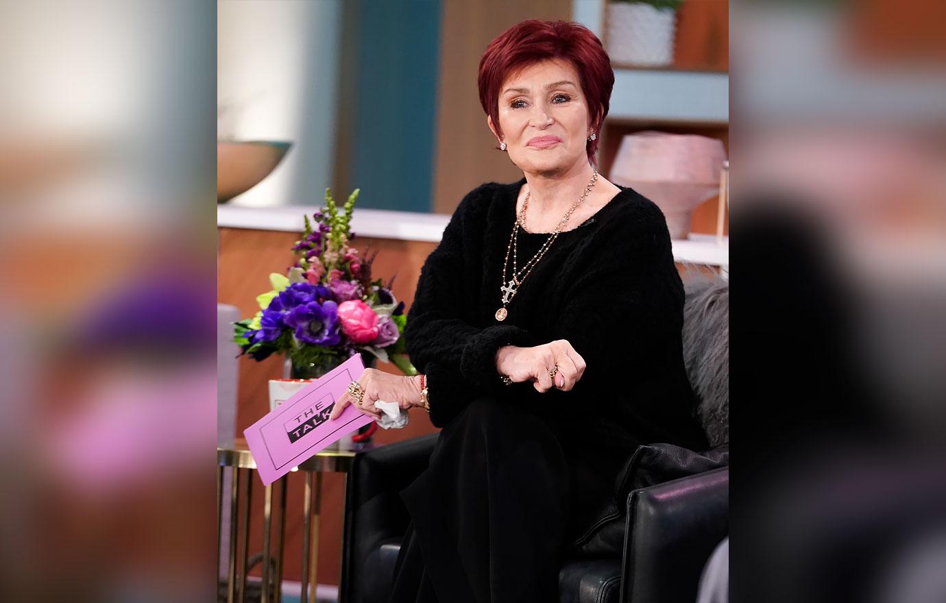 sharon osbourne interview exit the talk ketamine therapy slams cbs show executives r