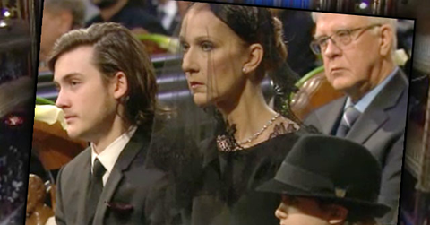 //celine dion husband funeral body