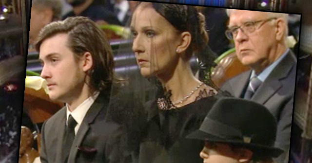 //celine dion husband funeral body