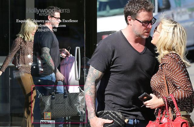 Tori Spelling Broke Dean McDermott Goyard Luggage