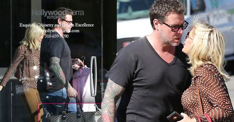 Tori Spelling Broke Dean McDermott Goyard Luggage