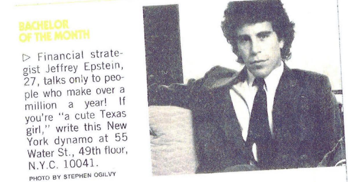 Photo of Jeffrey Epstein