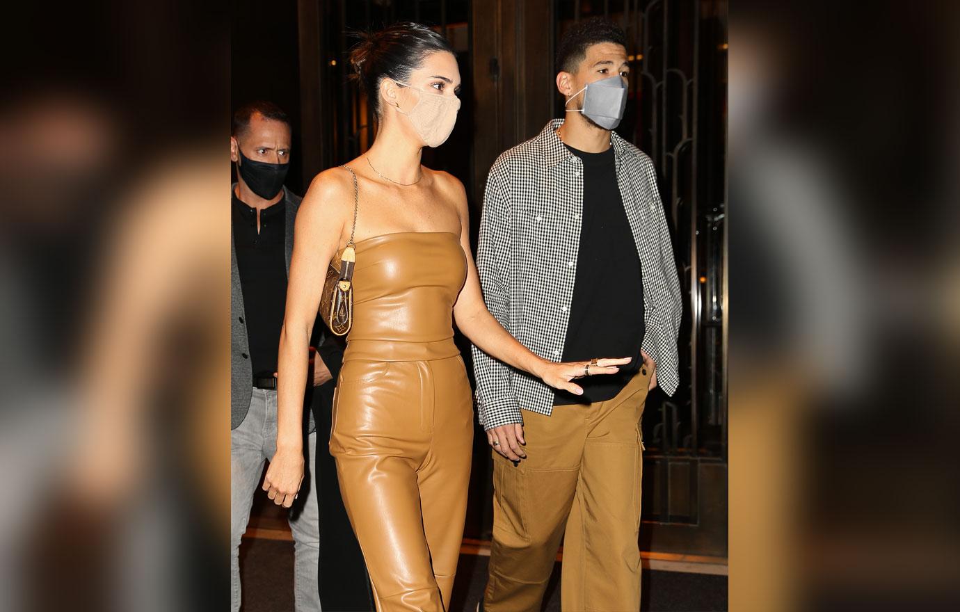 kendall jenner and devin booker were seen heading out for dinner in nyc