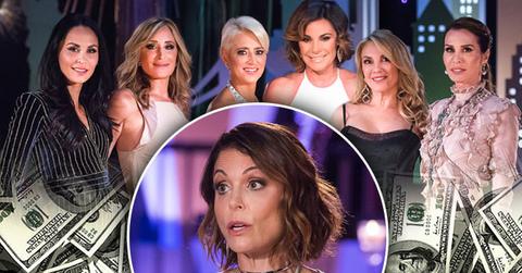 bethenny frankel salary cast members feud rhony