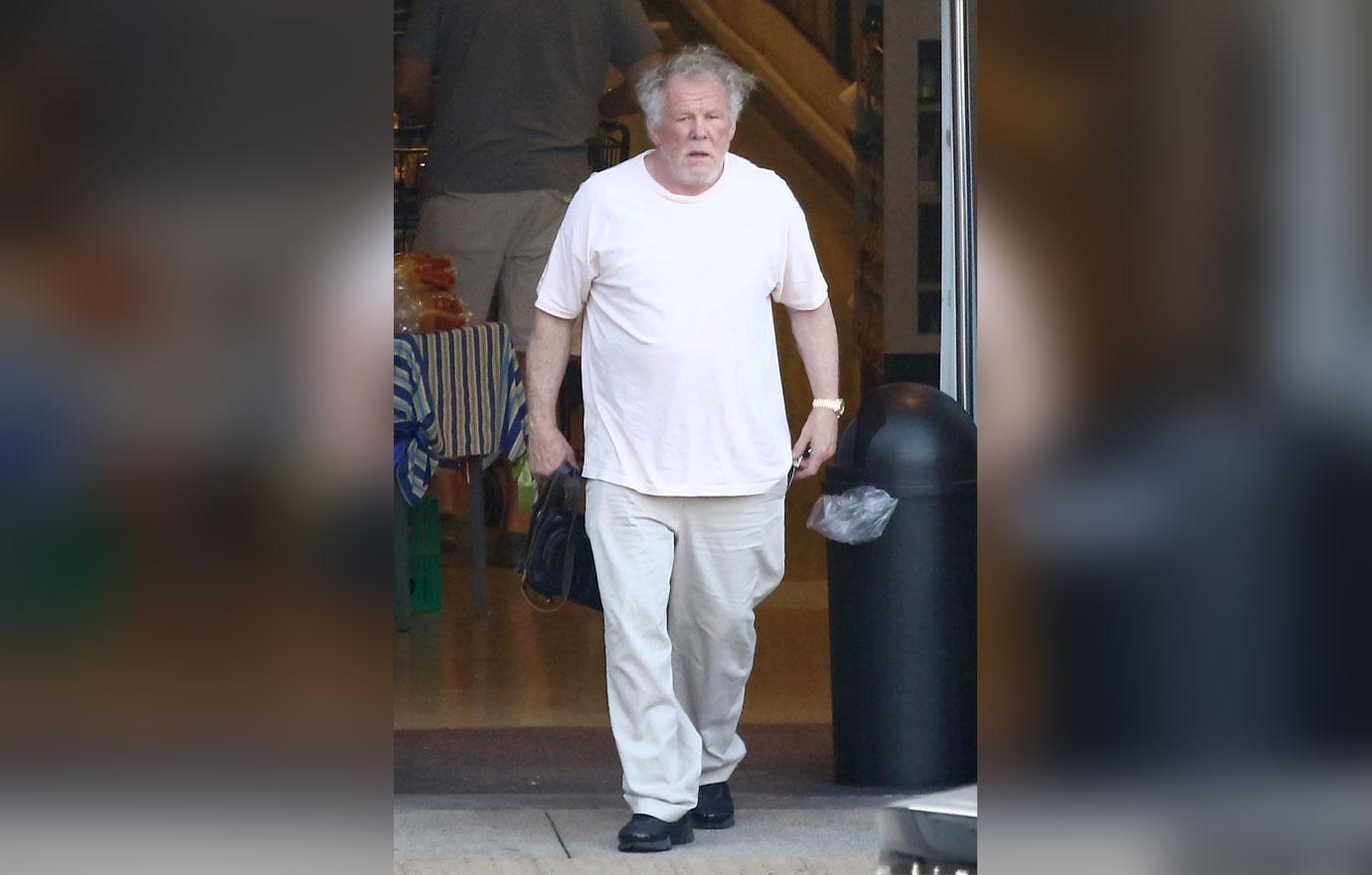 Nick nolte tired shopping malibu