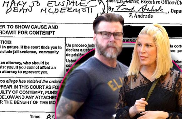 //tori spelling dean mcdermott ex demands child support pp