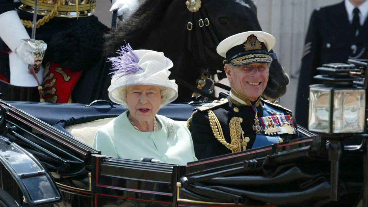 Photo of Prince Philip and Queen Elizabeth