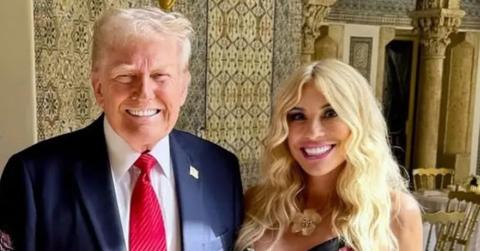 Photo of Donald Trump and Rosalyn Yellin