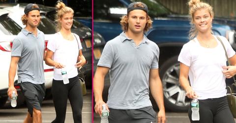 Nina agdal jack brinkley brunch date hamptons