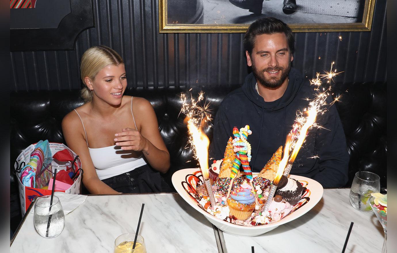 Scott Disick Sofia Richie Kiss Art Week Party Miami