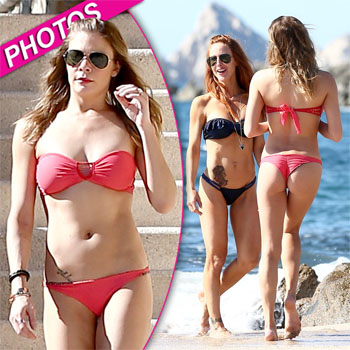 It was displayed at the pool with a too small bikini. LeAnn Rimes Images