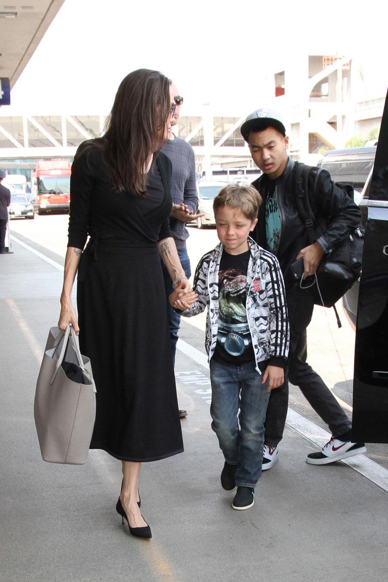 Angelina Jolie Scary Skinny Maddox Lax