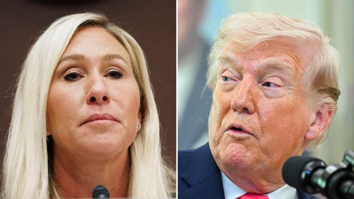 Photo of Marjorie Taylor Greene, Donald Trump