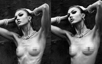 //model airbrush skinny