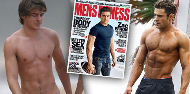 //Zac Efron Transformation Mens fitness ok hero