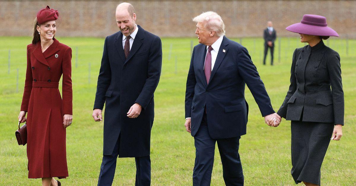 Photo of Prince Wililam, Kate Middleton, the Trumps