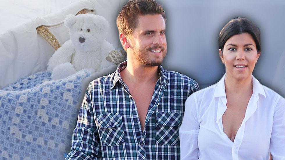 //kourtney kardashian scott disick announce baby boy