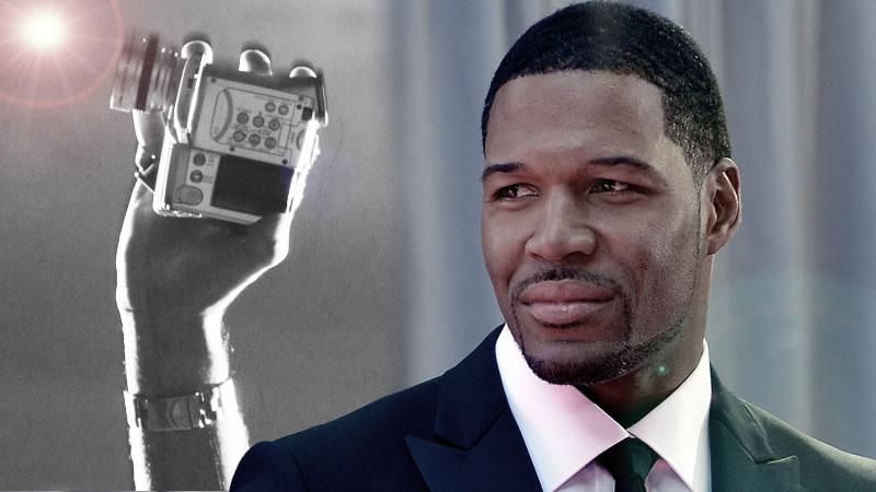 Video Michael Strahan gets hooked up to a machine that simulates