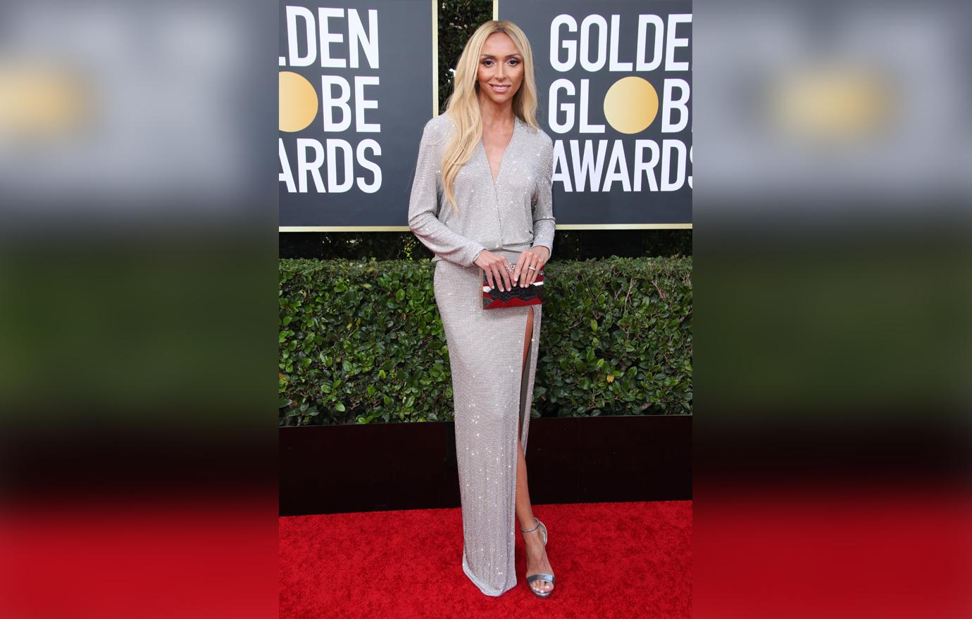 Scary Skinny! Giuliana Rancic Looks Skeletal At The 2020 Golden Globes Red Carpet