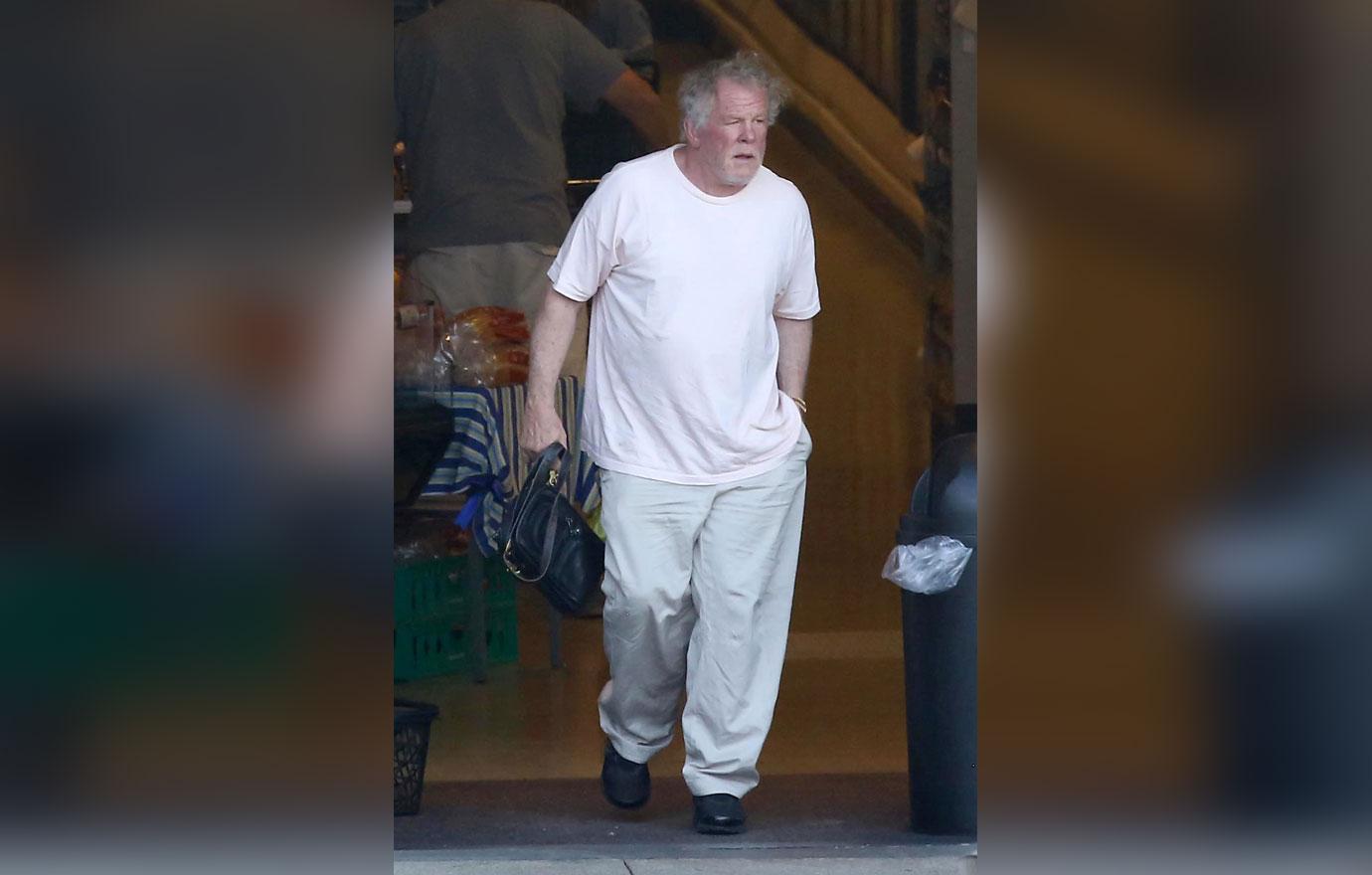 Nick nolte tired shopping malibu