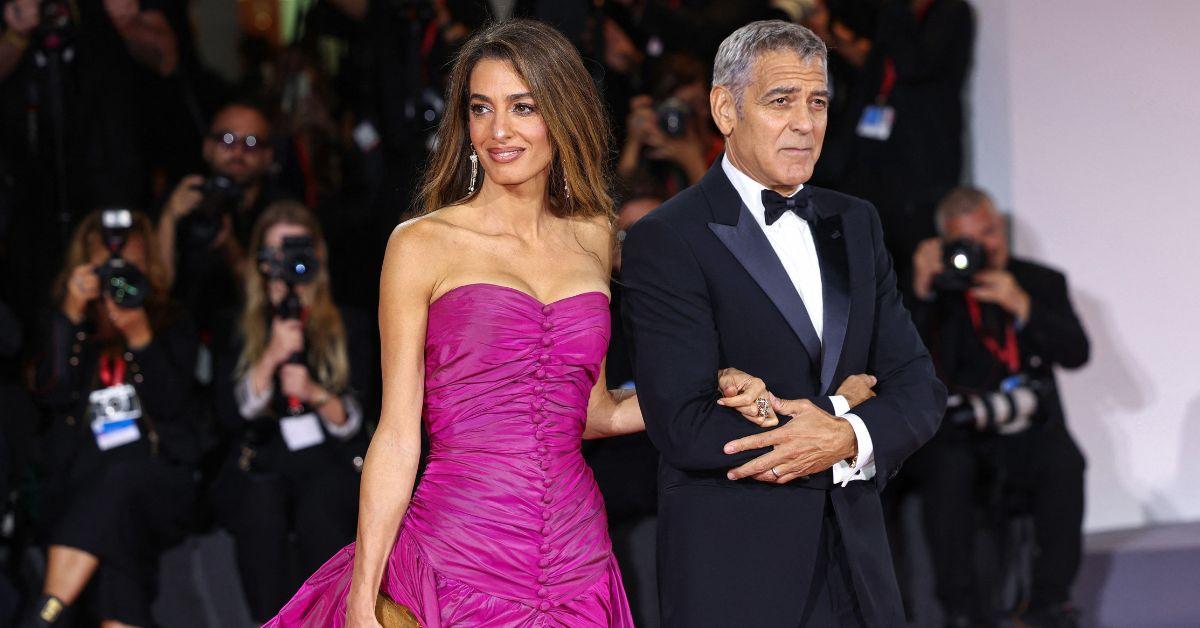 Photo of George and Amal Clooney