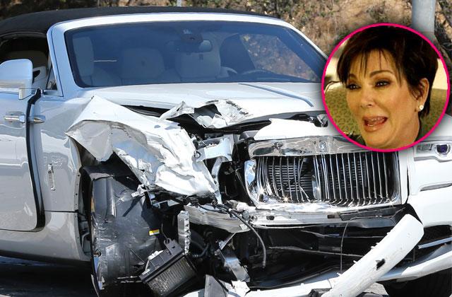 kris jenner car crash