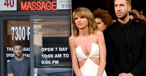 //taylor swift calvin harris break up massage parlor pp