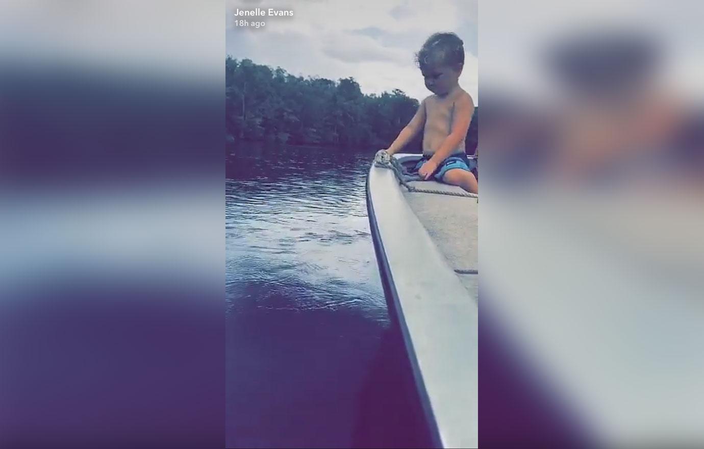 jenelle evans ex nathan griffith bad mom claims son without life jacket boat