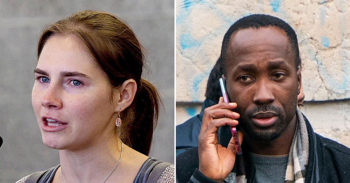 amanda knox husband slams meredith kercher murderer rudy guede early release prison