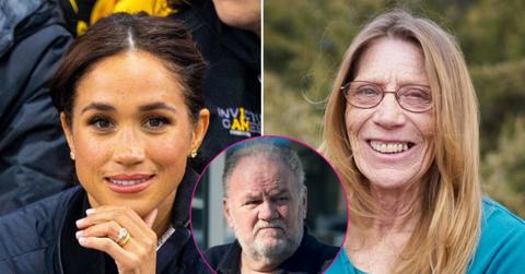 split image of Meghan Markle, Roslyn Loveless, and Thomas Markle Sr.