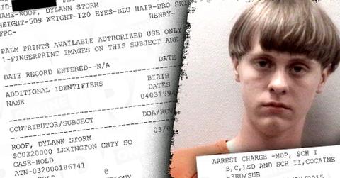 Charleston Massacre Drugs