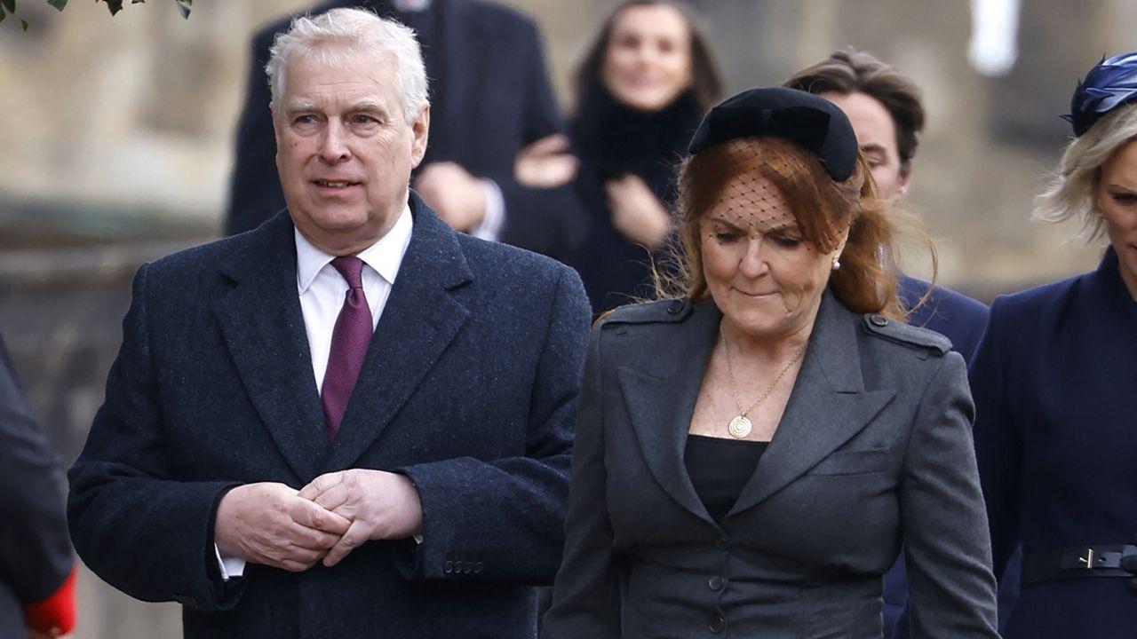 Photo of Sarah Ferguson and Andrew Windsor