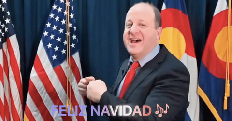 colorado governor mocked over feliz navidad video