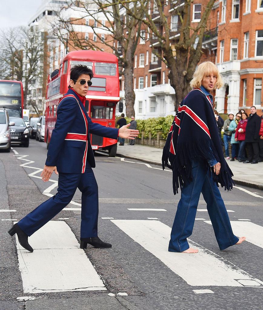 Zoolander 2 Ben Stiller Owen Wilson Beatles Abbey Road