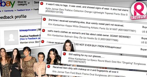 //kardashians ebay store scam exposed buyers complain about stained defective merchandise overpriced shipping items that never arrived wide