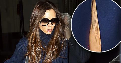 Victoria Beckham David Divorce Rumors Skinny Knee Skin Sag