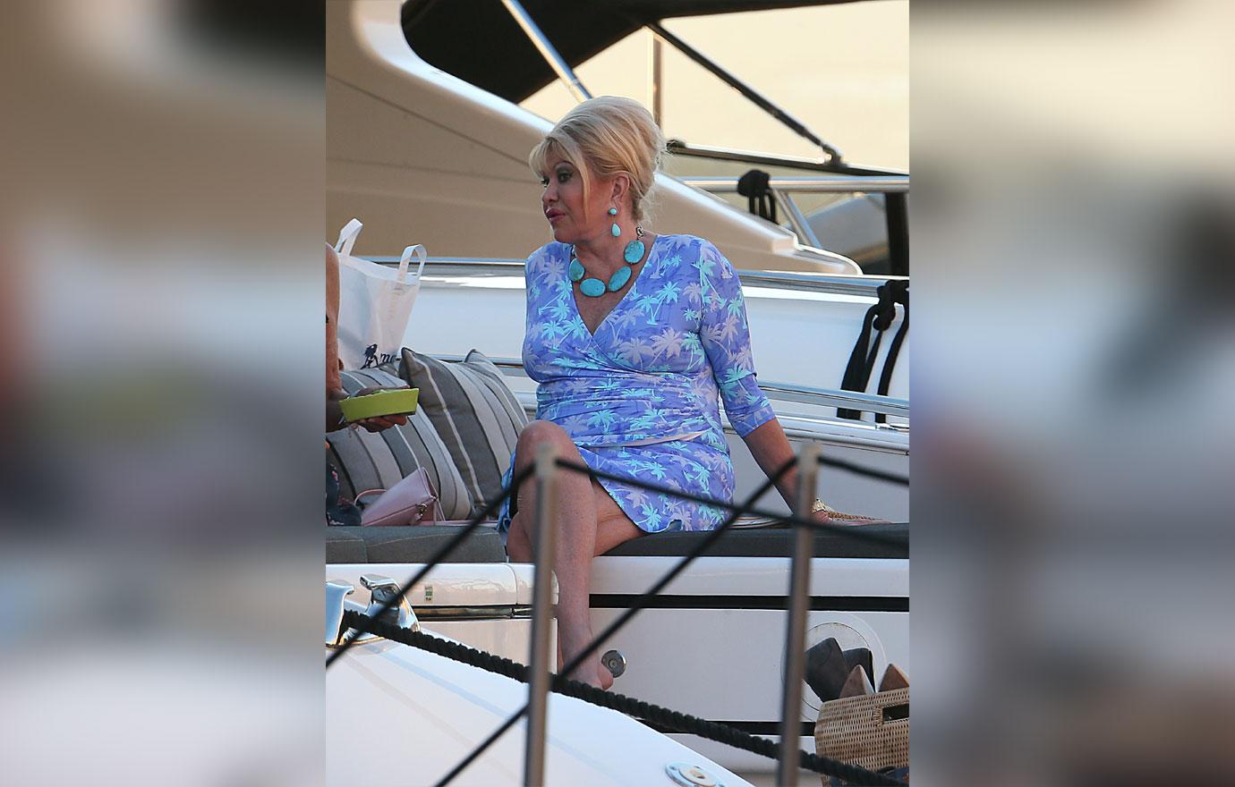 Ivana Trump On Holiday In St Tropez