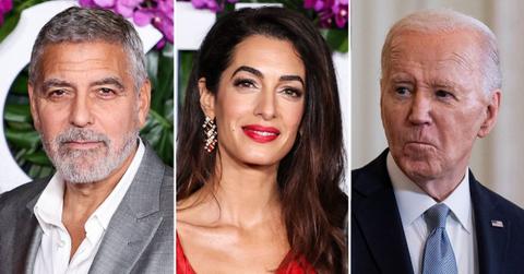 george amal clooney missing joe biden event benjamin netanyahu