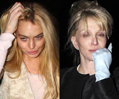 Meet Lindsay Lohan's New Sober Coach: Courtney Love!